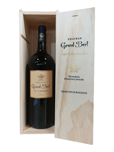 Coffret 1 Magnum de Château Grand Bert AOC Saint Emilion Grand Cru 2022 Plaisirs du Vin - Dax Saint-Paul-lès-Dax FR 1141 Boulevard Saint-Vincent-de-Paul